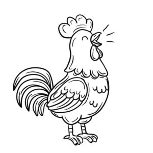Free printable rooster pictures