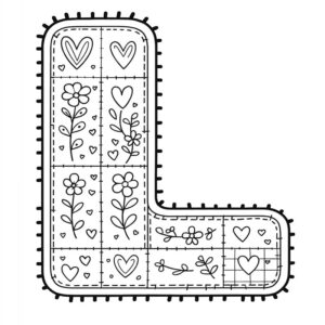 Letter L Coloring Page