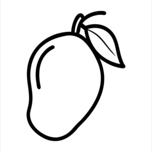 Mango Coloring Pages for kids
