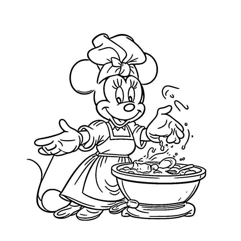 Minnie Mouse Chef