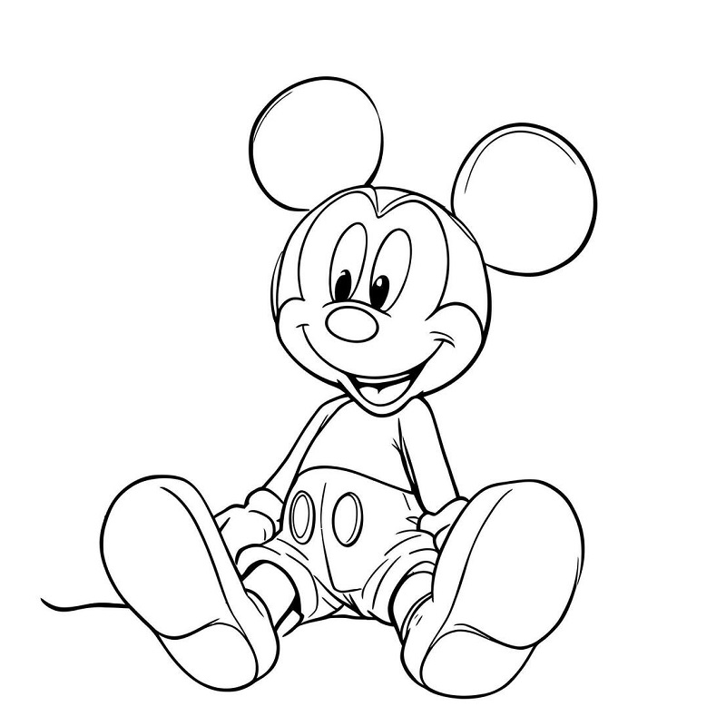 Minnie Mouse drawing printable