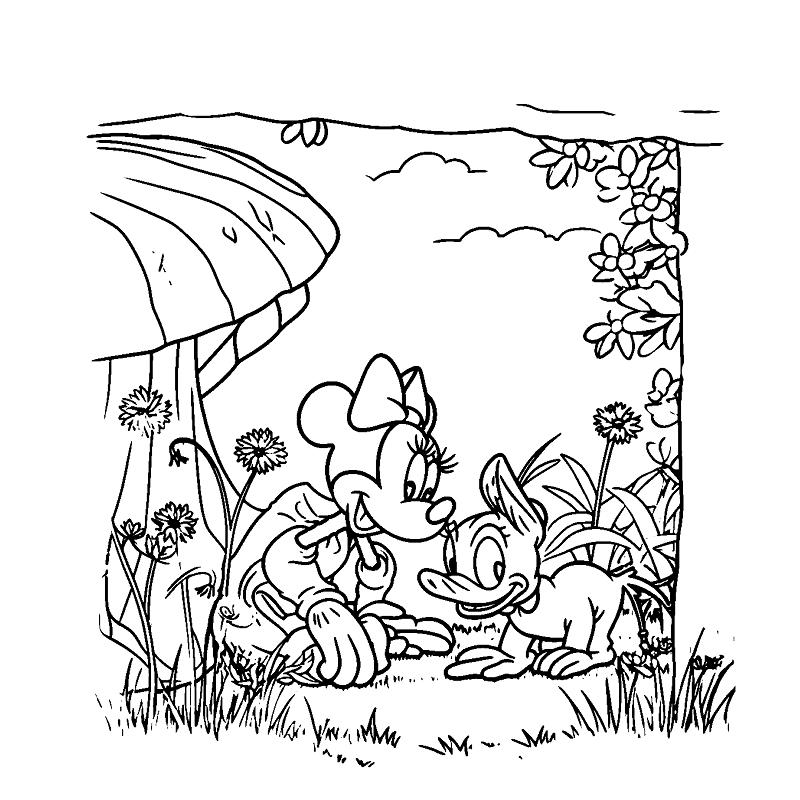 Minnie Mouse drawing