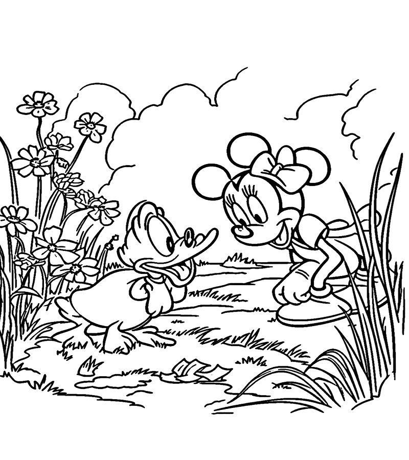 Minnie Mouse printable for kids