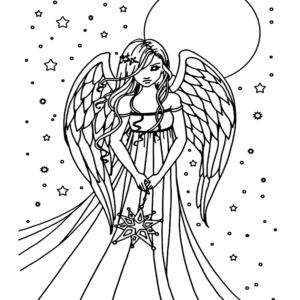 Pretty Angel drawing