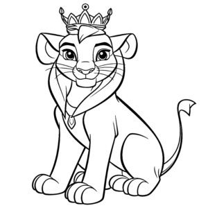 Queen Simba Drawing