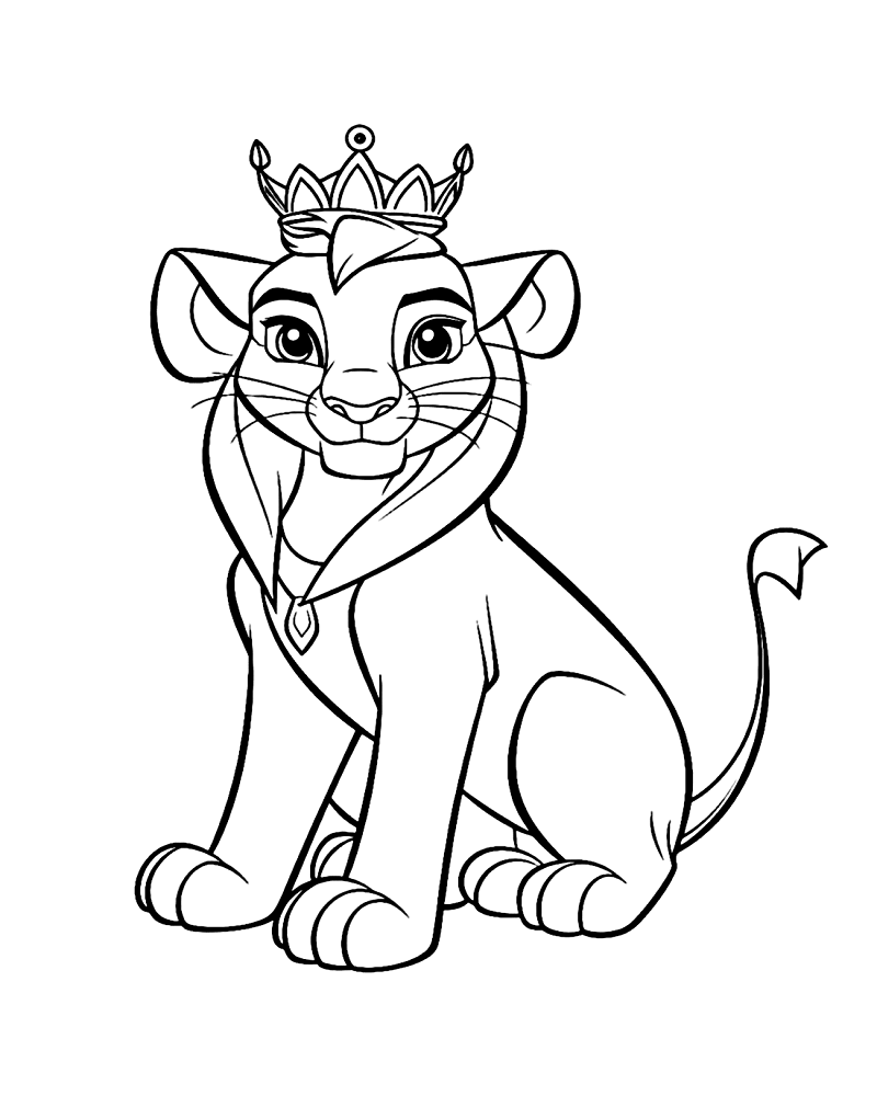 Queen Simba Drawing