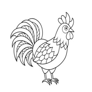 Rooster Intricate