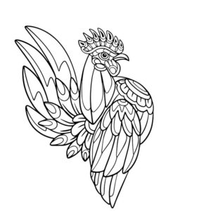 Rooster Mandala Arts