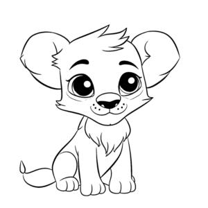 Simba Cartoon Drawing