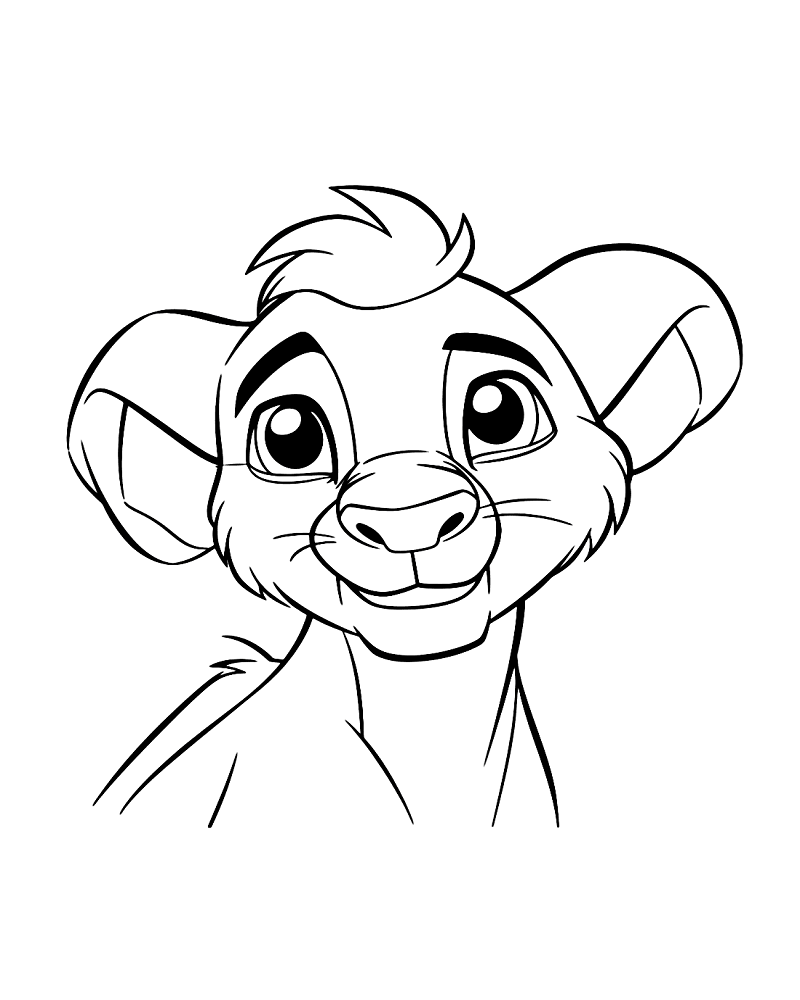 Simba Coloring Pages Printable