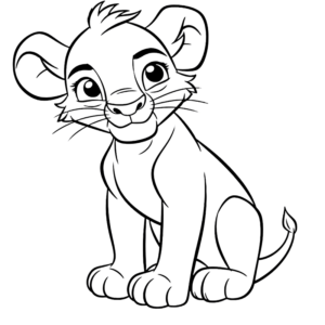 Simba drawing