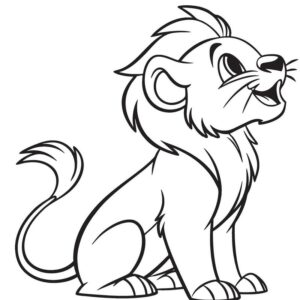Simba drawing lion king