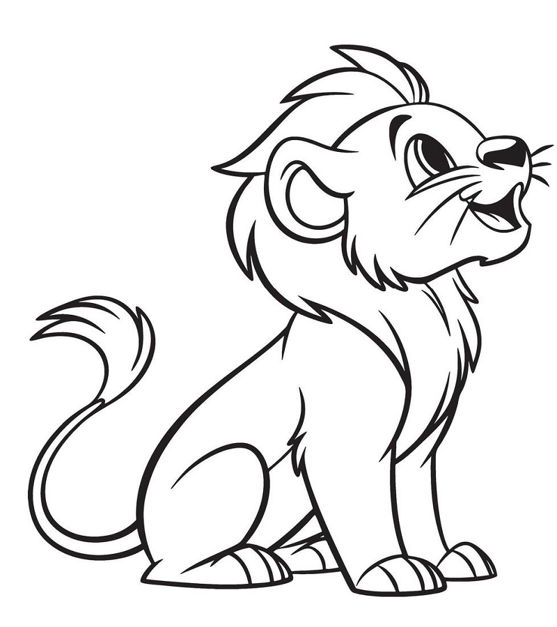 Simba drawing lion king