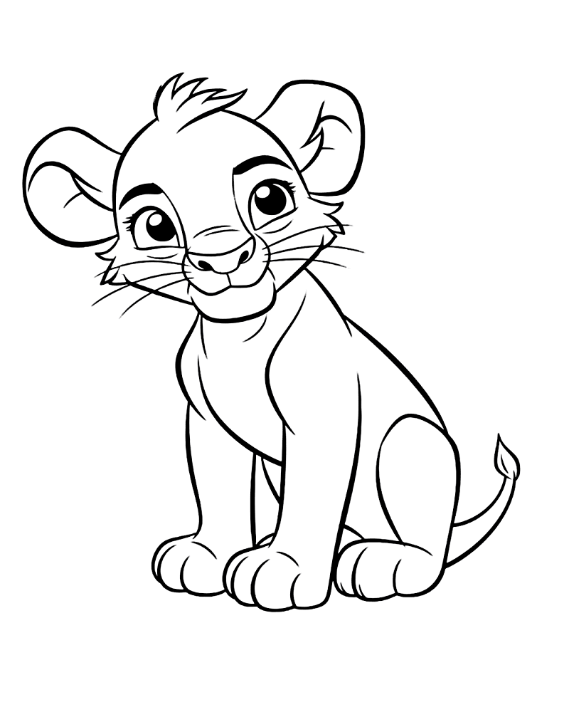 Simba drawing