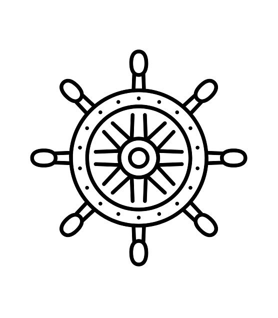 Simple Pirate Ship Coloring Pages