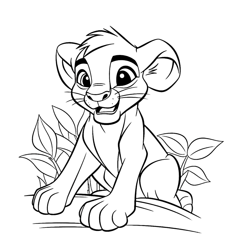 Sweet Simba Drawing