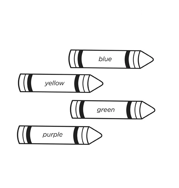 Three Crayons For Kids