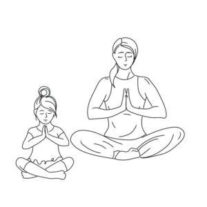 Yoga Coloring Book