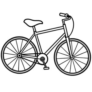 Bicycle images for drawing