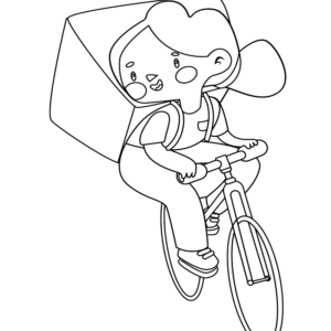Bicycles Line Art