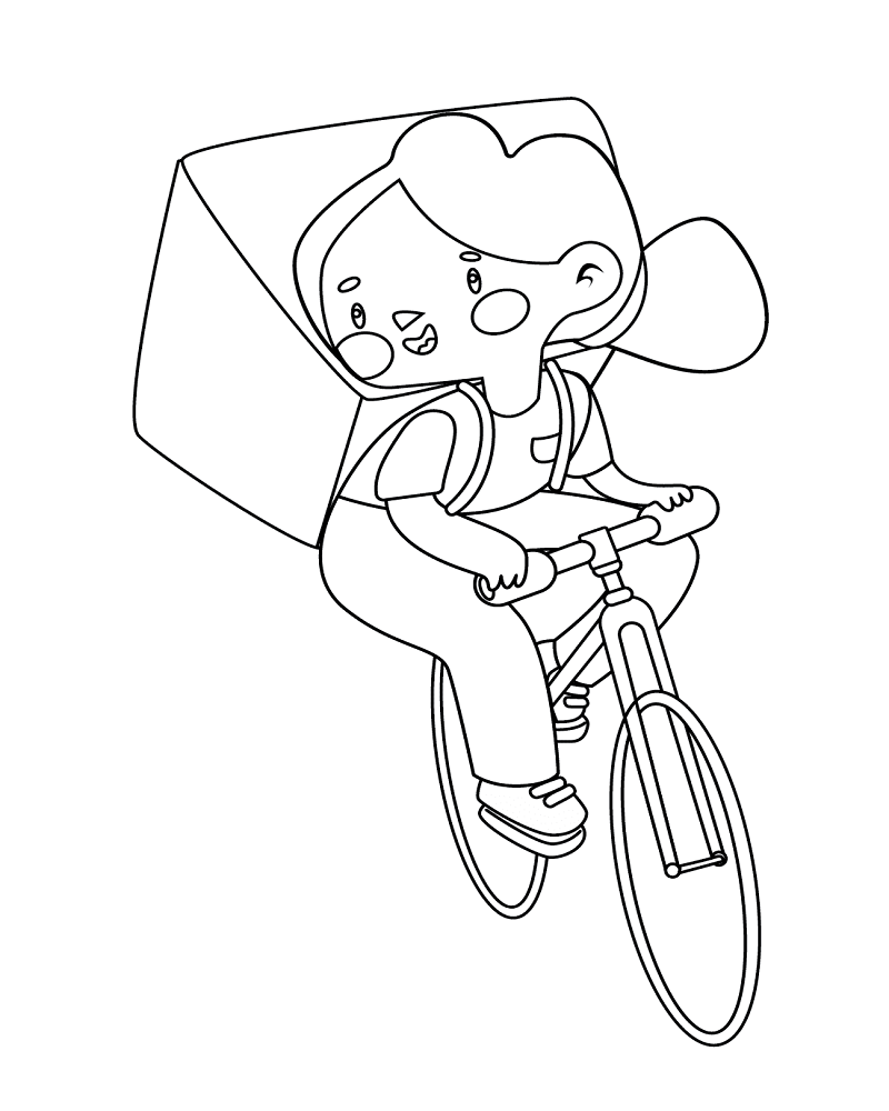 Bicycles Line Art