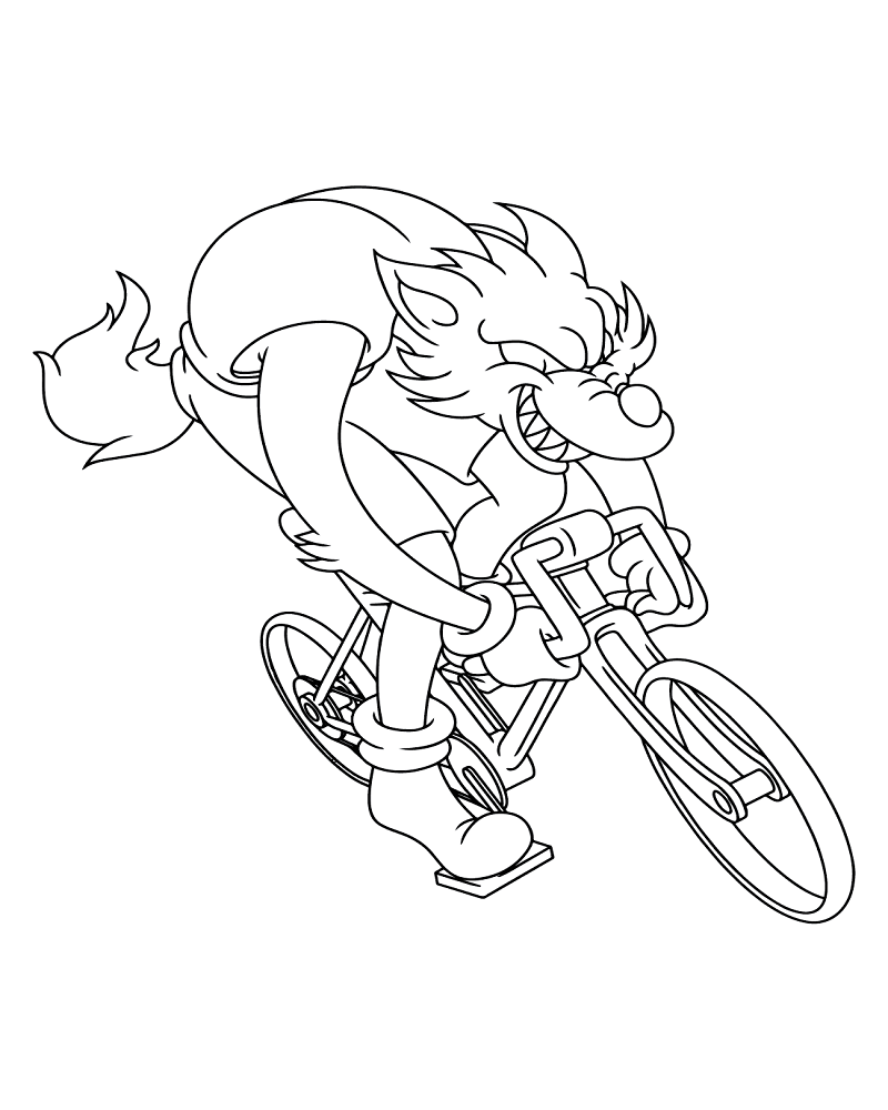 Cartoons Bicycles