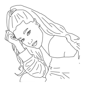 Ariana Grande Thinking