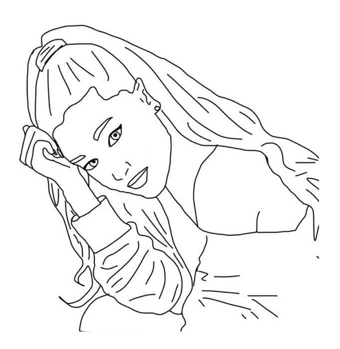 Ariana Grande Thinking