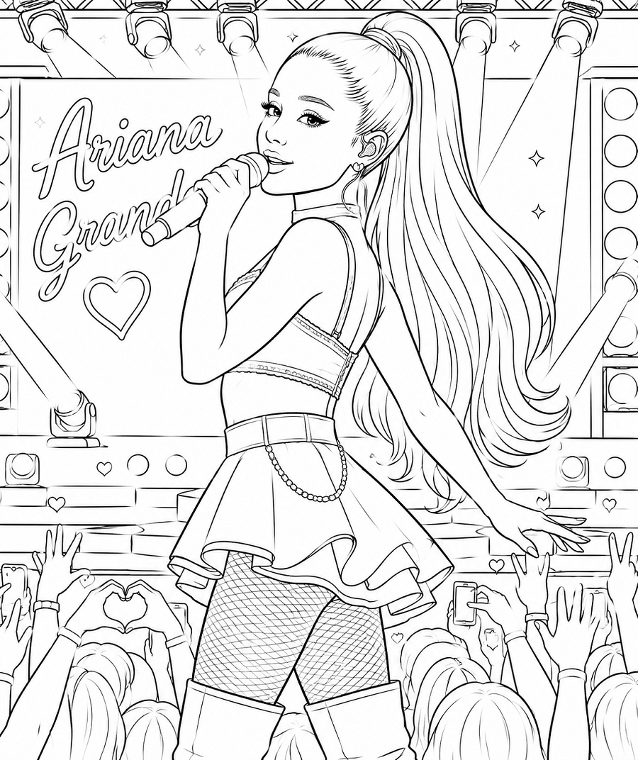 Ariana Grande drawing easy