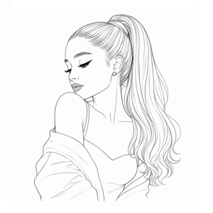 Ariana Grande picture drawing
