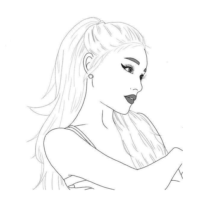 Ariana Grande with a Beautiful Voice