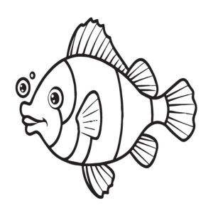 Clownfish coloring pages printable pdf download