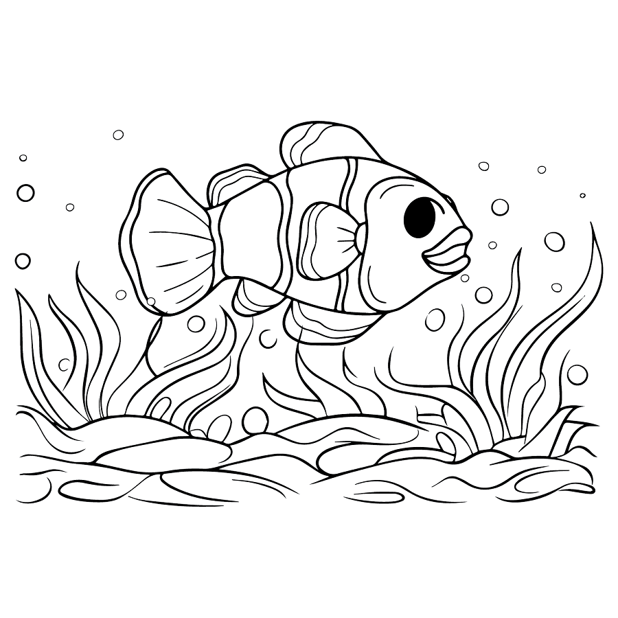 Clownfish in Water