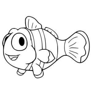 Cute Cartoon Clownfish
