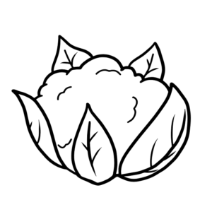 Draw Easy Cauliflower