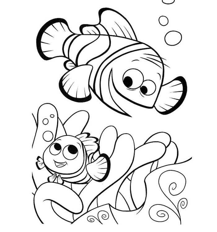 Free Clownfish Sheets