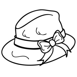 Hat picture drawing easy
