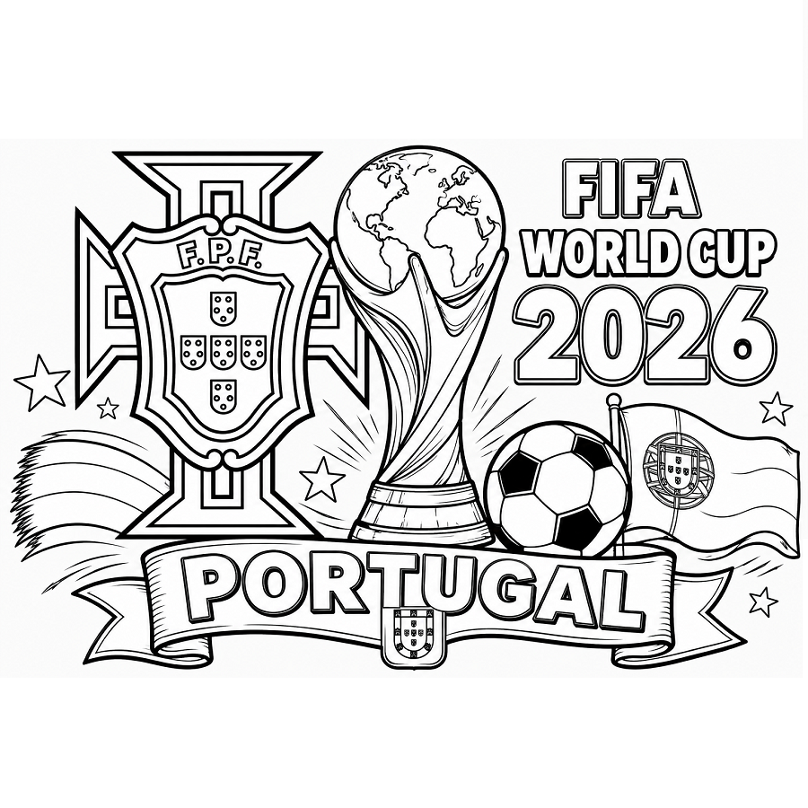 Portugal World cup 2026 Logo