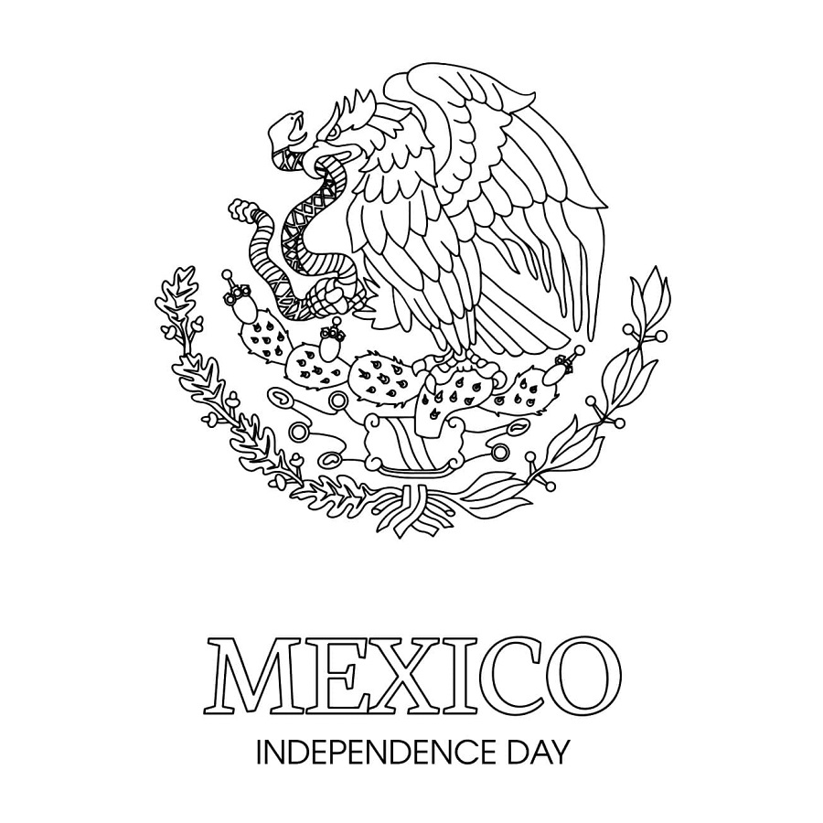 Symbol of Independence Mexico Day