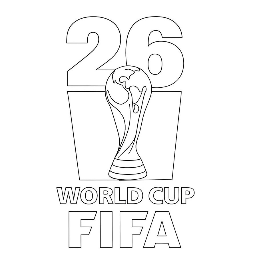 World Cup 2026 Colouring Pictures
