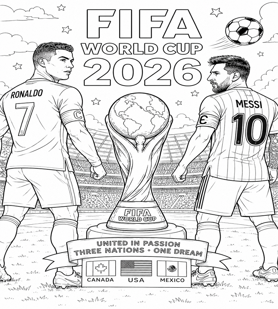 World cup football 2026 Ronaldo and Messi