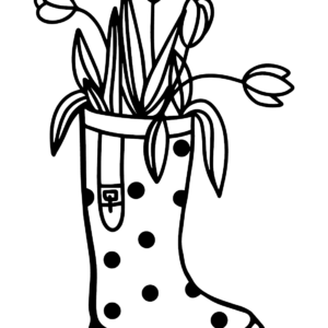 Flowers in Rubber Boots