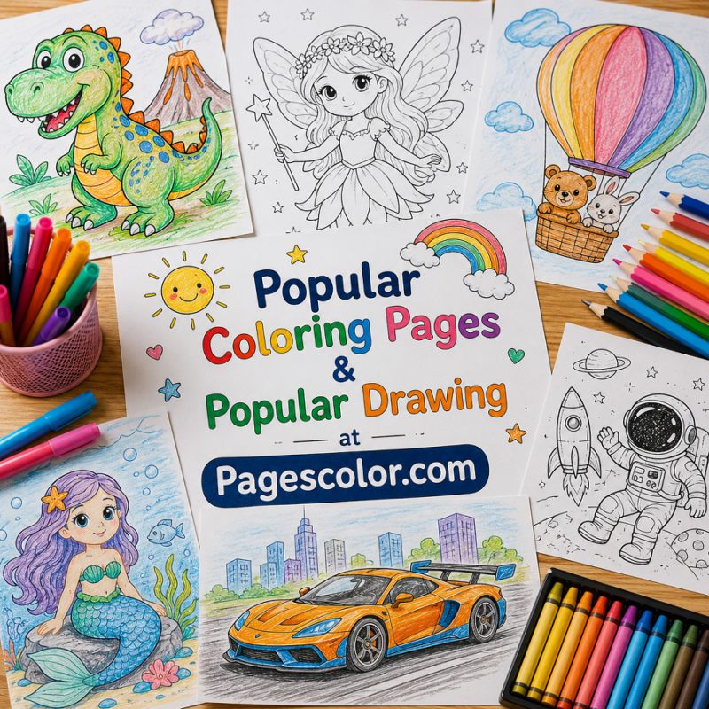 Popular Coloring Pages